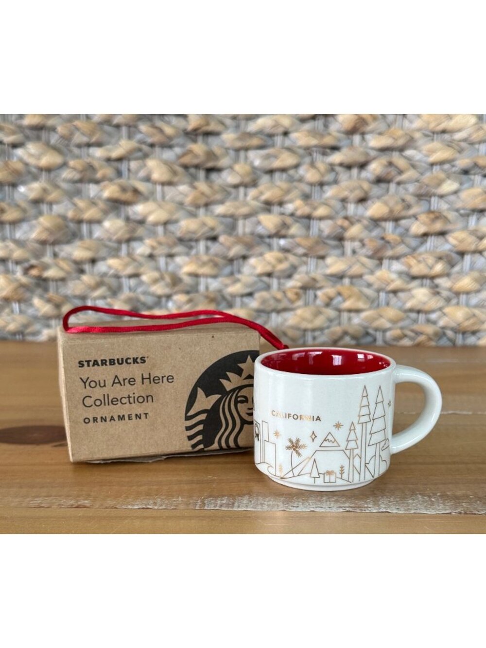 Starbucks You Are Here Collection Ornament “California” EUC